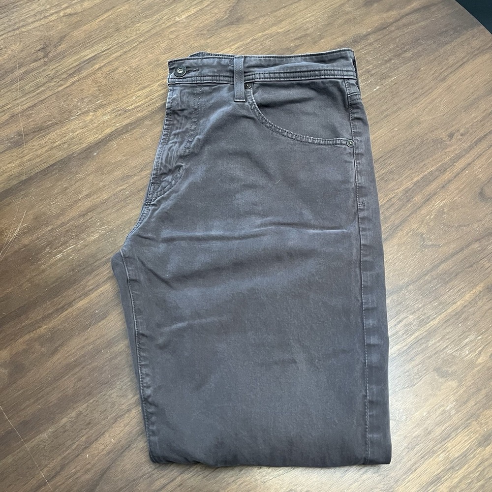 AG Adriano Goldschmied The Everett Slim Straight Brown Jeans 35x32
